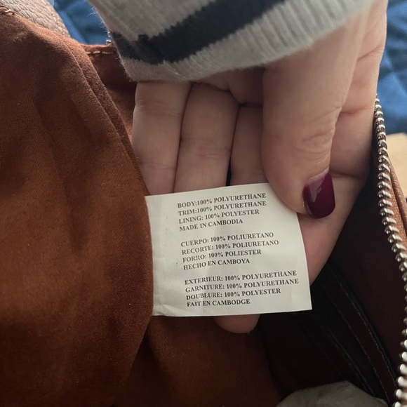 Steve Madden Brown Fringe Shoulder Crossbody Bag NWT - Picture 9 of 9